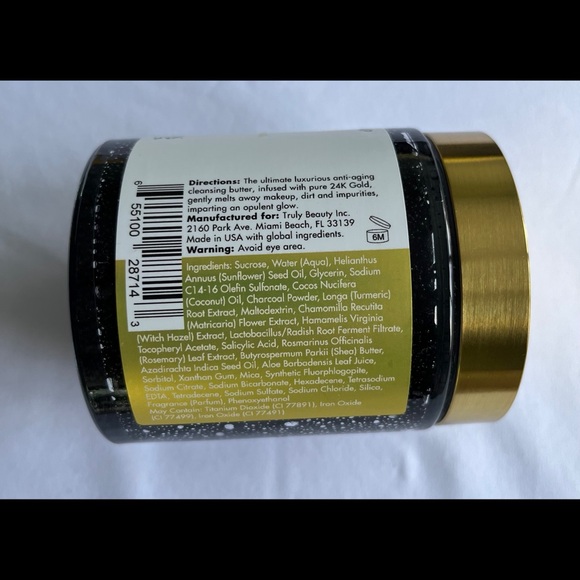 💛🖤 24K Gold Black Soap Luxury Butter Impurity Cleanser 🖤💛 - Picture 4 of 4